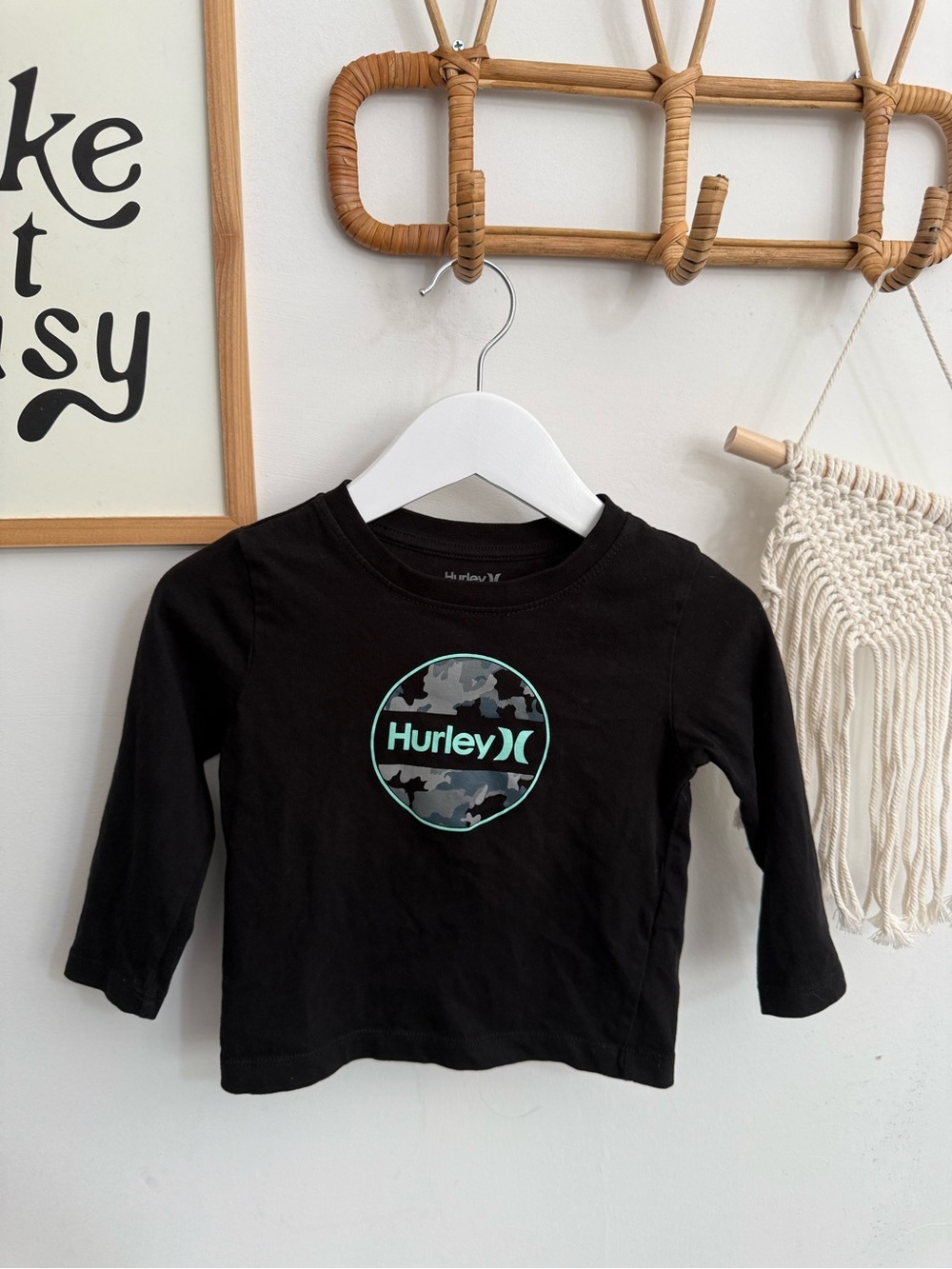 Hurley - toddler boy 18m long sleeve tee
